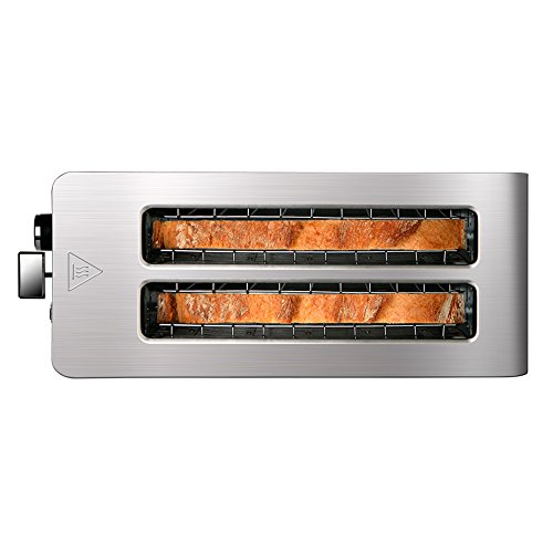 Taurus Mytoast Duplo Legend Tostador, 1400 W, Acero Inoxidable, 2 Ranuras, Gris