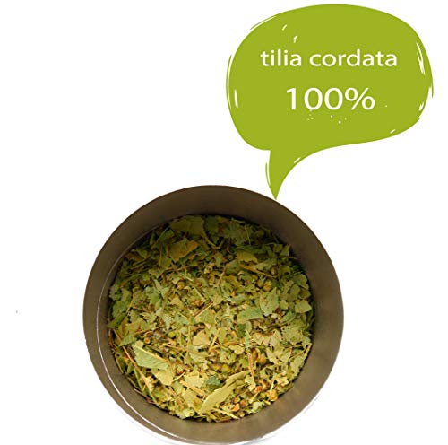 Té de hierbas de flor de tilo | Tilia cordata | Rico en flavonoides | Té suelto | (500G)