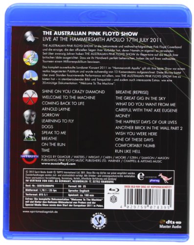 The Australian Pink Floyd Show - Live at Hammersmith Apollo 2011 [Alemania] [Blu-ray]