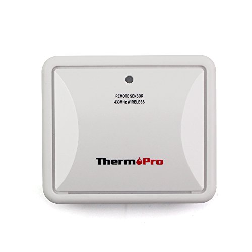 ThermoPro TP65 Termómetro Higrómetro Digital para Interior y Exterior Medidor de Humedad y Temperatura Inalámbrico con Pantalla Táctil Grande y Retroiluminación