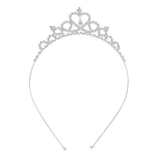 Tiara de cristal Diadema Niña Niño Nupcial Princesa Prom Crown Accesorios de fiesta Princesa Prom Crown Diadema