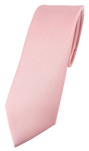 TigerTie - Corbata - Liso - para hombre Rosa. Talla única