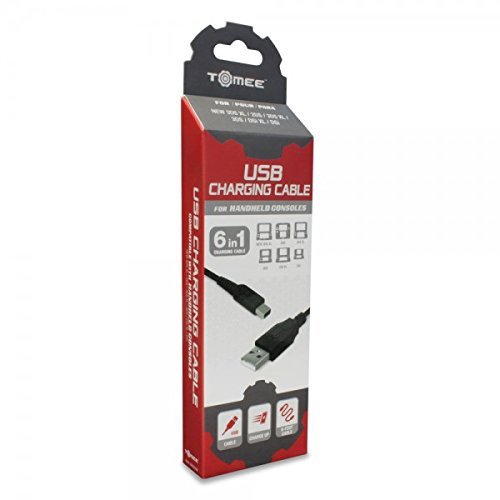 Tomee : Cable Cargador USB Para Consola De Videojuegos Nintendo 2ds, 3ds, 3ds Xl, Dsi, Dsi Xl, New ...