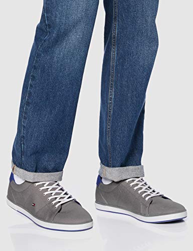 Tommy Hilfiger H2285ARLOW 1D, Zapatillas para Hombre, Gris, 40 EU