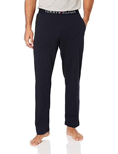 Tommy Hilfiger Jersey Pant Pantalones de Deporte, Azul (Navy Blazer 416), 29 (Talla del Fabricante: LG) para Hombre