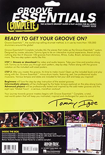 Tommy Igoe - Groove Essentials 1.0/2.0 Complete: Includes 2 Books, 2 Posters and Online Audio and Video