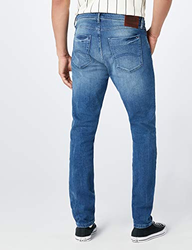 Tommy Jeans Hombre Tapered Steve Jeans, Azul (Berry Mid BLUE COMFORT 911), W28/L34