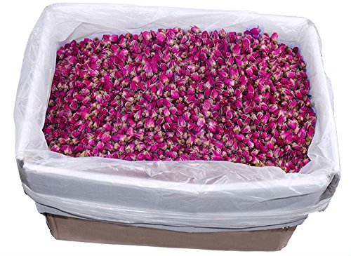 TooGet Brotes Naturales de Rosas Rojas Fragantes Pétalos de Rosa Flores Secas Al por Mayor - 115g