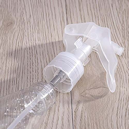 Transparente Accesorios de Viaje Botella(3 PCS),200ML Portátil reutilizable Atomizador transparente de mano,pulverizador de niebla fina,para aceites esenciales/aromaterapia, productos de limpieza ecol