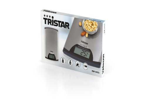 Tristar KW-2435 - Báscula de cocina con panel de control digital