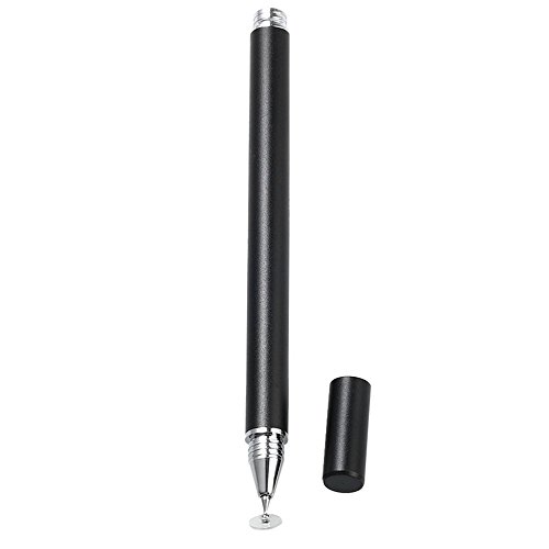 TRIXES Bolígrafo Stylus Negro de Punta Fina para Pantallas Táctiles Capacitivas de Teléfonos Inteligentes y Tabletas