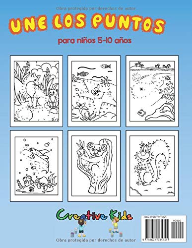 Une Los Puntos: 50 Imágenes Ocultas Para Colorear Del Mágico Mundo Animal. Unir Numero Para Niños 5-10 Años.