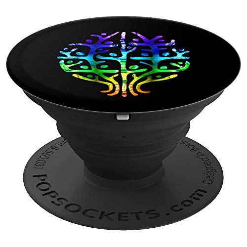 Unidad de Chakra Reiki universo con el símbolo del PopSockets Agarre y Soporte para Teléfonos y Tabletas