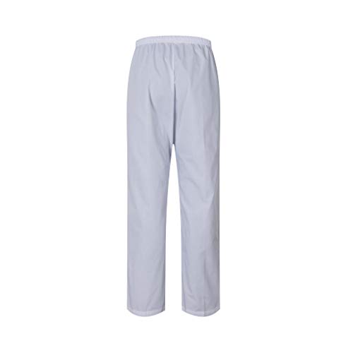 Uniformes Uno Médico Unisex con Casaca y Pantalones Sanitarios 301-501 - S, Blanco