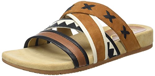 Unisa CLON_ST_KS, Sandalias con Cuña para Mujer, Marrón (Walnut), 39 EU