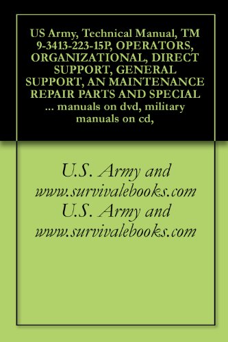 US Army, Technical Manual, TM 9-3413-223-15P, OPERATORS, ORGANIZATIONAL, DIRECT SUPPORT, GENERAL SUPPORT, AN MAINTENANCE REPAIR PARTS AND SPECIAL TOOLS ... military manuals on cd, (English Edition)