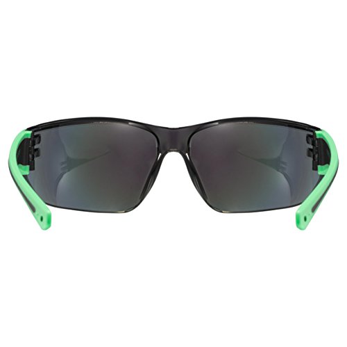 Uvex Sportstyle 204 Gafas de Ciclismo, Unisex Adulto, Verde/Negro, Talla Única