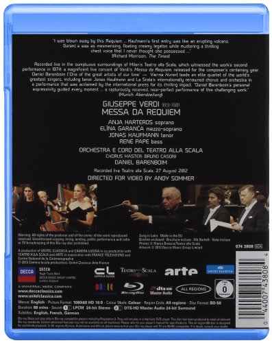 Verdi: Requiem [Blu-ray]