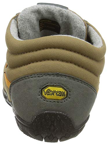 Vibram FiveFingers Trek Ascent Insulated, Zapatillas de Deporte Exterior Hombre, Kaki/Naranja, 42 EU