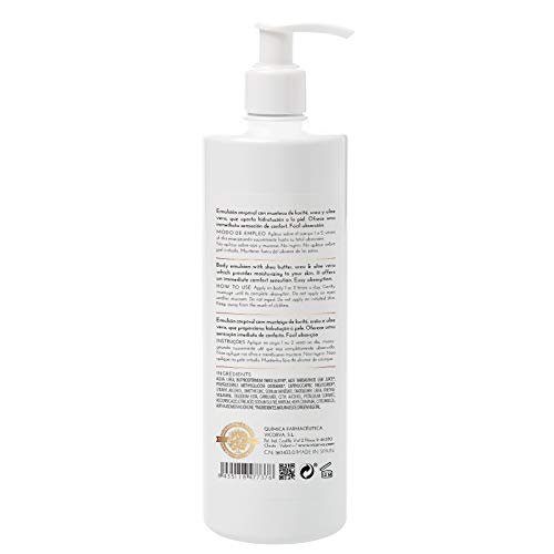 VICORVA LECHE CORPORAL Manteca de Karité | Hidratante y Regeneradora | Rápida absorción | 500ml