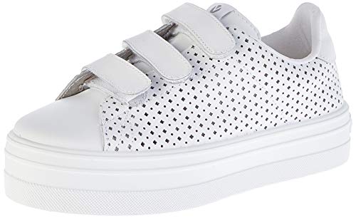 Victoria Barcelona Piel Perforado, Zapatillas para Hombre, Blanco (Blanco 20/41), 41 EU