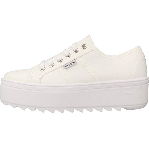 Victoria Sierra Lona, Zapatillas Unisex Adulto, Blanco (Blanco 20), 41 EU