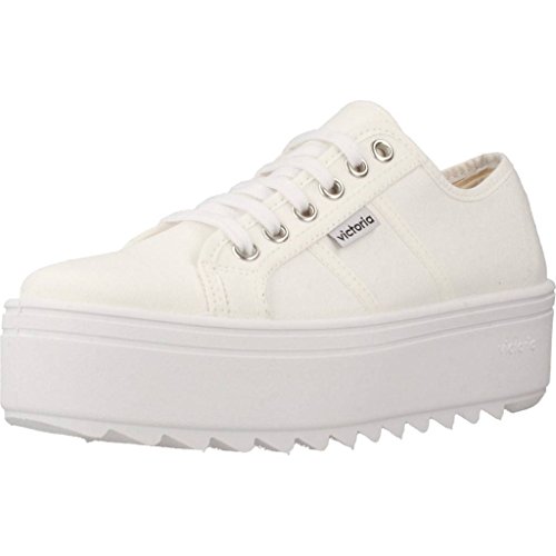 Victoria Sierra Lona, Zapatillas Unisex Adulto, Blanco (Blanco 20), 41 EU