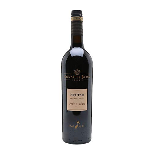 Vino Pedro Ximenez Nectar de 75 cl - D.O. Jerez de la Frontera - Bodega Gonzalez Byass (Pack de 1 botella)