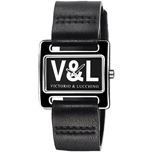 V&L Reloj analogico para Mujer de Cuarzo con Correa en Piel VL071601