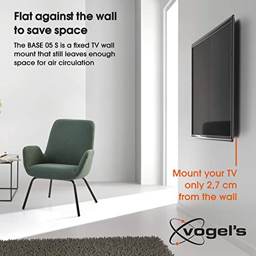 Vogel's Base 05 S - Soporte de Pared Fijo para TV 19 - 43", con Sistema VESA máx. 200x200, Carga máx. de peso 20kg