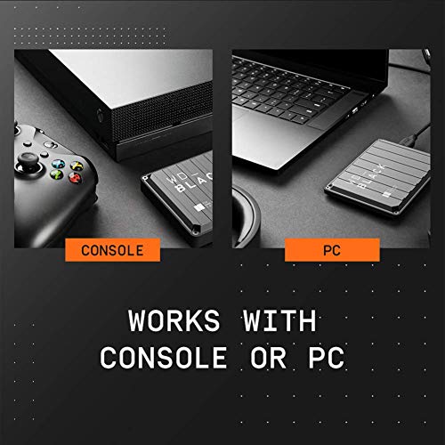 WD_BLACK  2TB P10 Game Drive for On-The-Go Access To Your Game Library - Works with Console or PC