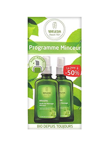 Weleda - Aceite de masaje con abedul, anticelulítico, 2 x 100 ml