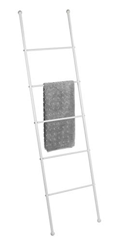 Wenko Viva Escalera-Toallero, Acero, Blanco, 3.5x43x156.5 cm