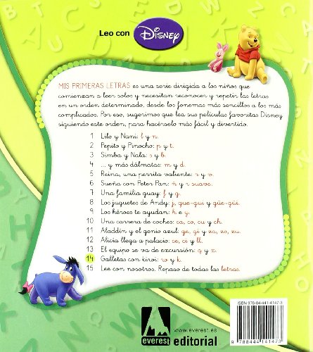 Winnie the Pooh. Galletas con kiwi. Lectura Nivel 2: Aprendo las letras: w, k. (Leo con Disney)