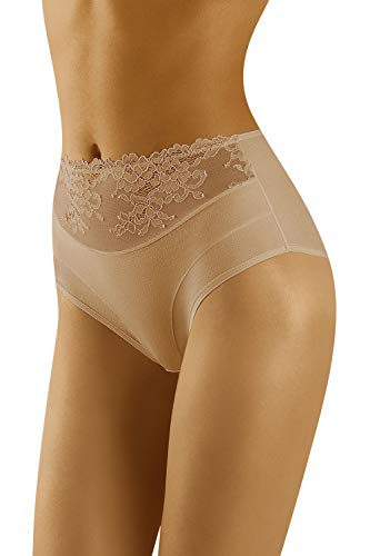 Wolbar Braguita con Encaje para Mujeres WB415, Beige,M