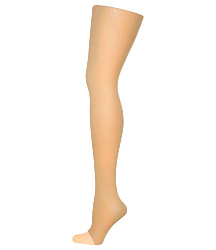 Wolford Luxe 9 Toeless Tights Ceñidos, 10 DEN, Beige (Beige Caramelo), XL para Mujer