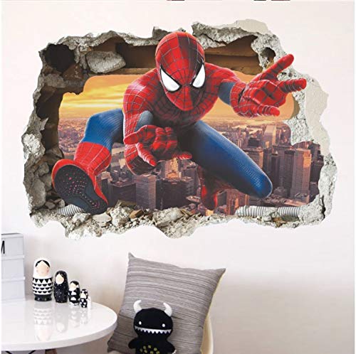 XXXL 3D Spiderman Pegatinas de pared Pegatina Niños Muchachos Habitación Calcomanía Art º Mural Decoración Decoración