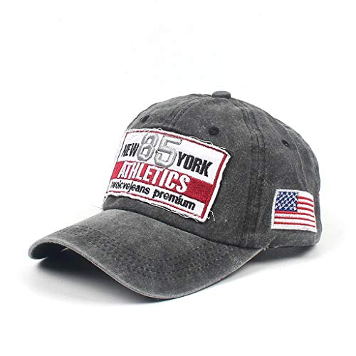 Yvelands Unisex Hombres Mujeres Liquidación Moda Béisbol Ajustable Deporte Snapback Gorra Hip-Hop Sombrero (Café,Un tamaño)