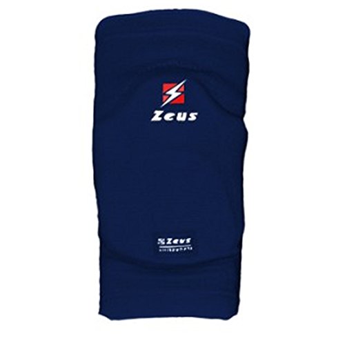 Zeus Genouillère de Volley « Super » pour Femme ou Homme - Volleyball, athlétisme -Ligne complète d’accessoires pour compétitions de Sport, mixte, bleu, Senior