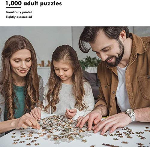 ZIWEIQI Sea Surface Mandarin Duck Adultos Puzzle 1000 Piezas DIY Clásico Rompecabezas de Madera para Niños Educativo Puzzles descompresión de Interesantes Juguete-50cmx70cm