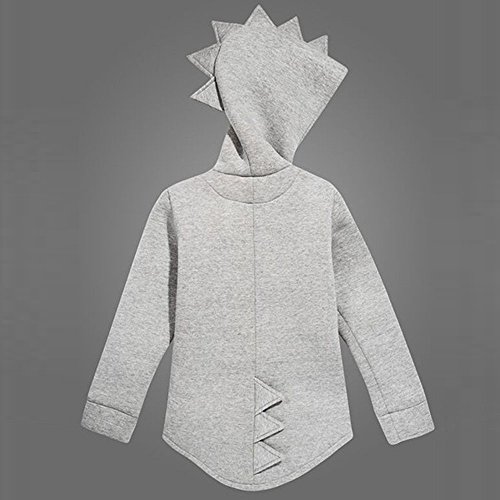 ZODOF Niños Chaqueta Dinosaurio Boy Abrigo con Capucha Bebé Niña Linda del Muchacho Cuello Redondo de Manga Larga Tops Ropa de la Familia del Color del Caramelo Chaquetones Ropa Bebe