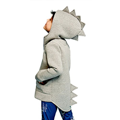 ZODOF Niños Chaqueta Dinosaurio Boy Abrigo con Capucha Bebé Niña Linda del Muchacho Cuello Redondo de Manga Larga Tops Ropa de la Familia del Color del Caramelo Chaquetones Ropa Bebe