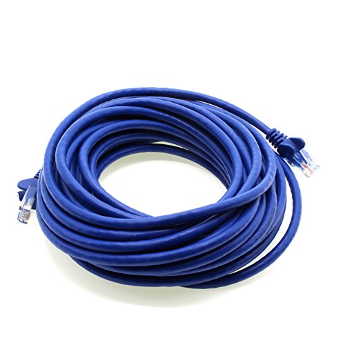 1 aTTack. de cable de red cat.6 – Azul – 1 x – 10 M – Cat6 cable ethernet lankabel 1000 Mbits (PoE) Patch Cable Compatible Con Cat.5 Cat.6 A Cat.7 Internet módem DSL Fritz Box