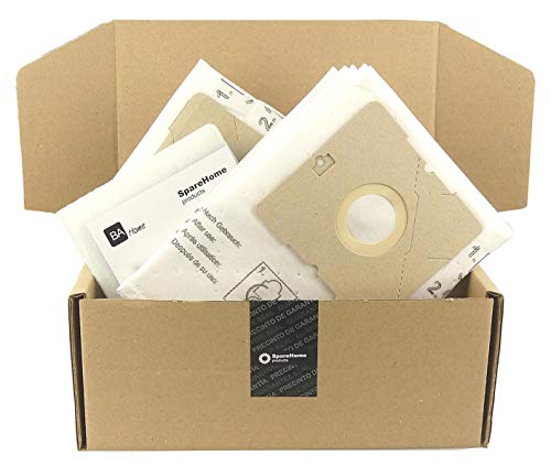 10 Bolsas de alta calidad + 2 microfiltros recortables para aspirador AmazonBasics W11 G51