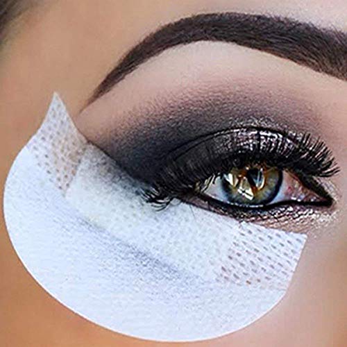 100 PCS Almohadillas desechables para sombra de ojos, Almohadillas protectoras para sombra de ojos Protector para la herramienta de aplicación de maquillaje de ojos y labios