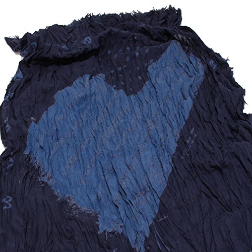 1211G sciarpa blu DONNA KARAN NEW YORK COTONE women scarf [UNICA]