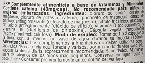 226ERS Sub9 Pro Salts Electrolytes, Sales Minerales con Vitaminas y Cafeína - 100 cápsulas