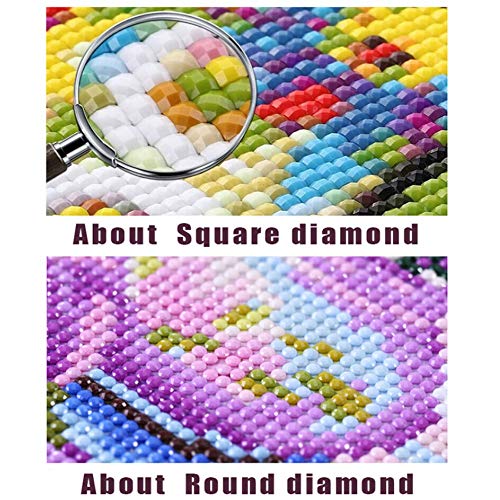 5D Diy Advanced Diamond Mosaico de Diamantes de Coches de Punto de Mosaico de Cristal Completo Diy Pintura Bordado de Coches Auto Carat,40x50cm