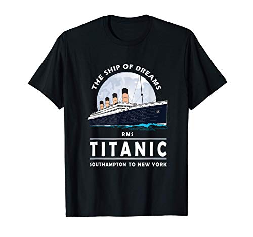 A 1912 Vintage Titanic Voyage Ship Cruise Gift for Son Camiseta