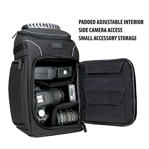 Accessory Power USA GEAR S Series S15 - Mochila Cámara Reflex, Funda Bolsa Protectora para Cámaras DSLR como Nikon, Canon y para Accesorios, Cargadores, Tarjetas de Memoria